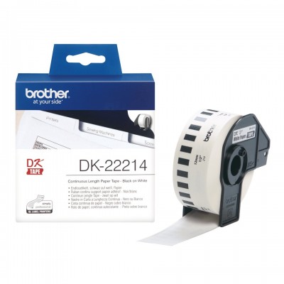 Etichette Brother DK-22214 A Lunghezza Continua 12mm x 30,48m