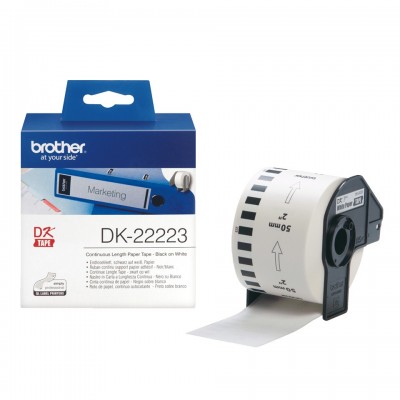 Etichette Brother DK-22223 A Lunghezza Continua 50mm x 30, 48m