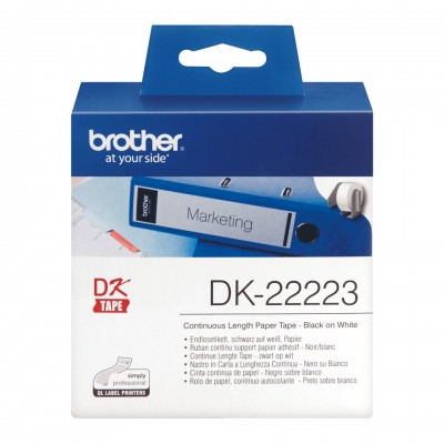 Etichette Brother DK-22223 A Lunghezza Continua 50mm x 30, 48m