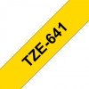 Nastro Brother Laminato Nero Su Giallo TZe-641 TZ-641 18mm x 8m