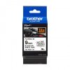 Nastro Brother Laminato Nero Su Bianco TZe-FX221 TZ-FX221 9mm x 8m