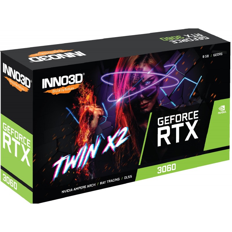 Scheda video Inno3D GeForce RTX 3060 8GB Twin X2
