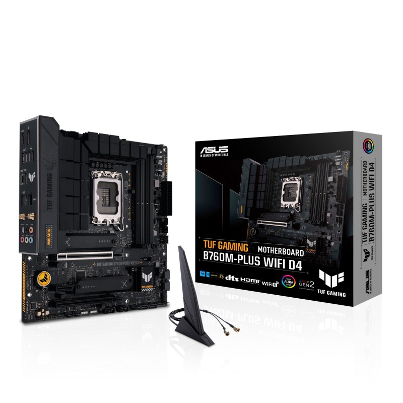 Scheda Madre ASUS TUF GAMING B760M-PLUS WIFI D4 LGA 1700 Micro-ATX