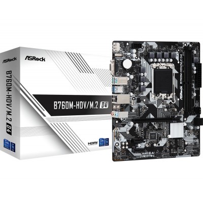 Scheda madre ASROCK B760M-HDV  M.2 D4 socket 1700