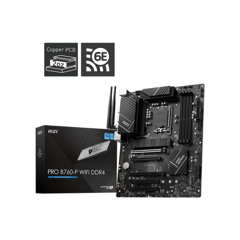 Scheda madre MSI PRO B760-P WIFI DDR4 socket 1700