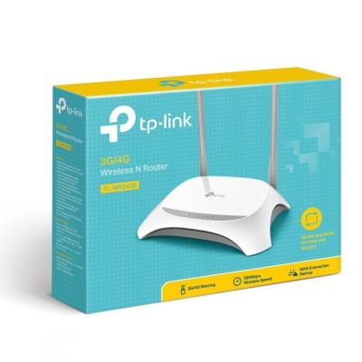 Router TP-Link TL-MR3420 Banda singola 2.4 GHz Nero, Bianco