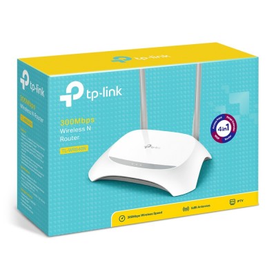 Router TP-Link TL-WR840N Banda singola 2.4 GHz Grigio Bianco