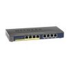 Switch NETGEAR GS108PP Non gestito Gigabit Ethernet 10 100 1000 Supporto Power over Ethernet (PoE) Nero