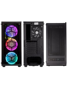 Case Kolink Observatory RGB Midi-Tower Tempered Glass Nero Wind