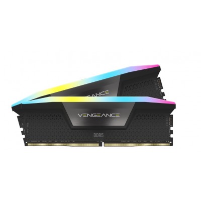 Ram Corsair Vengeance RGB 64GB (2x32) DDR5 5200MHz CL40 Nero XMP 3.0