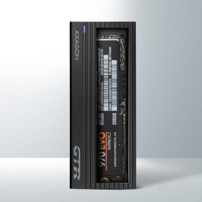 Box SSD Esterno AXAGON M.2 SSD USB-C 3.2 Gen 2 Nero