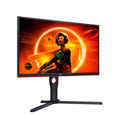 Monitor Gaming 25G3ZM BK AOC 25'' 240 Hz FreeSync VA DP 2xHDMI  Nero Rosso