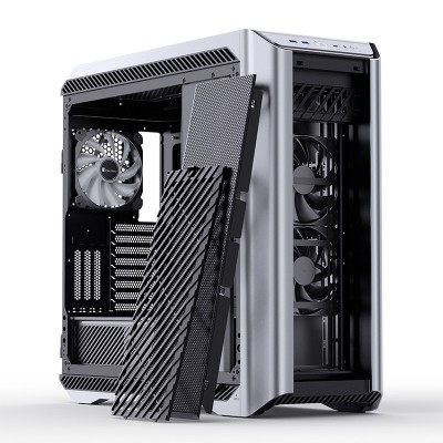 Case Jonsbo D500 E-ATX Full Tower Vetro Temperato Silver