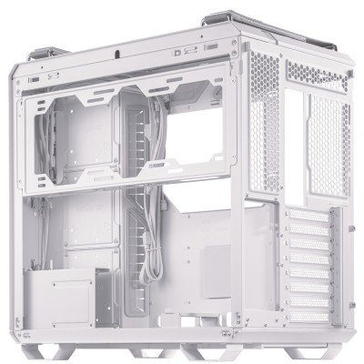 Case ASUS TUF Gaming GT502 White Edition Midi-Tower vetro temperato argento