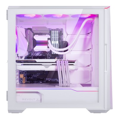 Case PHANTEKS Eclipse G500A D-RGB Midi-Tower Vetro Temperato bianco