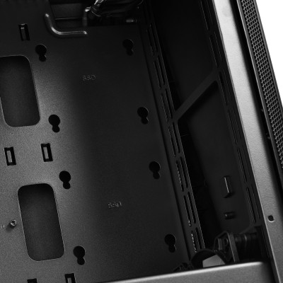 Case SilverStone Fara V1M Pro Micro-ATX ARGB Vetro Temperato Nero