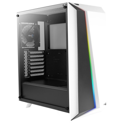 Case Aerocool Cylon Pro vetro temperato Midi-Tower bianco