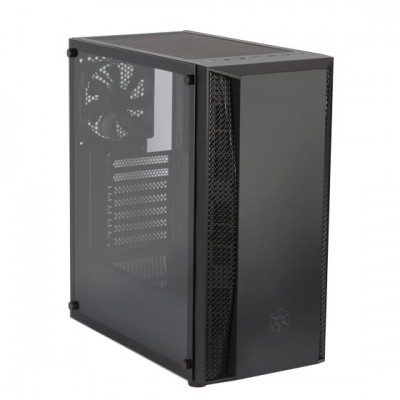 Case SilverStone Fara B1 Midi-Tower Vetro Temperato Nero