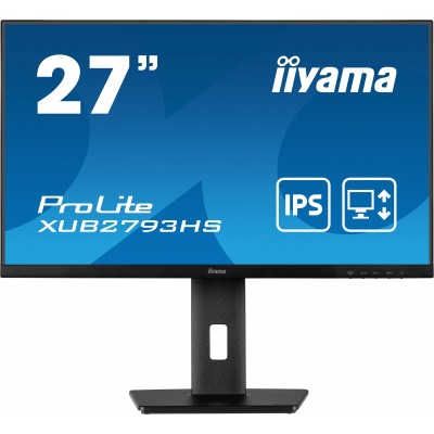 Monitor iiyama ProLite XUB2793HS-B6 27'' 1920 x 1080 Pixel Full HD LED Nero