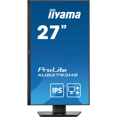 Monitor iiyama ProLite XUB2793HS-B6 27'' 1920 x 1080 Pixel Full HD LED Nero