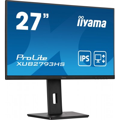 Monitor iiyama ProLite XUB2793HS-B6 27'' 1920 x 1080 Pixel Full HD LED Nero