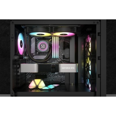 Dissipatore a liquido Corsair iCUE H100i ELITE LCD XT 240 mm nero