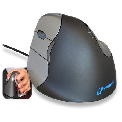 Mouse Evoluent Vertical 4 LH nero