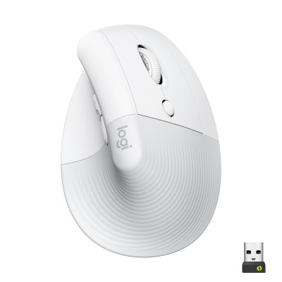 Mouse Logitech Lift bianco