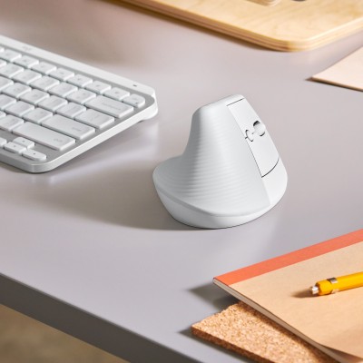 Mouse Logitech Lift bianco