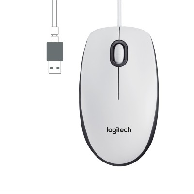 Mouse Logitech M100 bianco