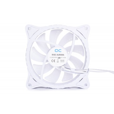 Ventola Alphacool Rise Aurora PWM 120 mm bianco