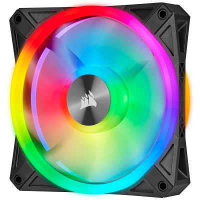 Ventola Corsair iCUE QL140 RGB PWM 140 mm nero