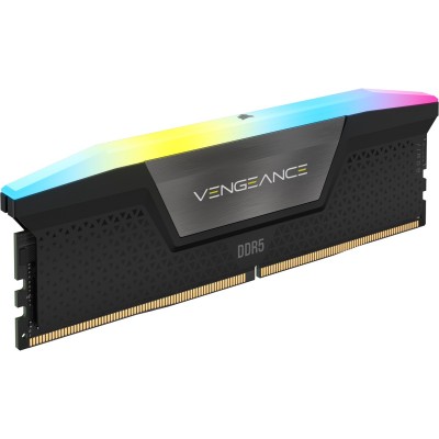 RAM Corsair Vengeance RGB 48 GB (2X24) DDR5 5600 MHz CL40 Nero XMP 3.0