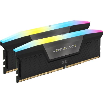 RAM Corsair Vengeance RGB 48 GB (2X24) DDR5 5600 MHz CL40 Nero XMP 3.0