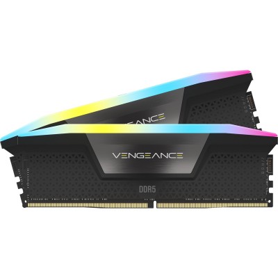 RAM Corsair Vengeance RGB 48 GB (2X24) DDR5 5600 MHz CL40 Nero XMP 3.0