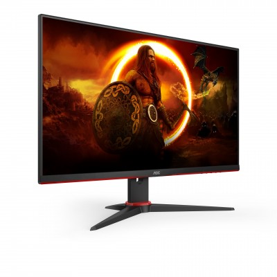 Monitor AOC 24G2SPAE BK 24'' FullHD AMD Free-Sync Premium Nero Rosso