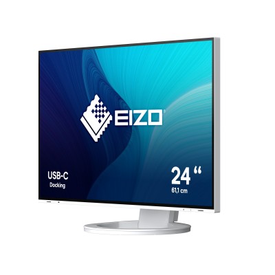 Monitor EIZO FlexScan EV2485-WT 24'' WUXGA IPS USB-C HDMI LED Bianco