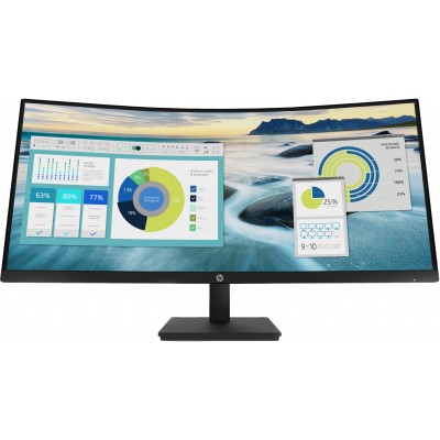 Monitor HP P34hc G4 34'' WQHD VA 60Hz USB-C LED Nero