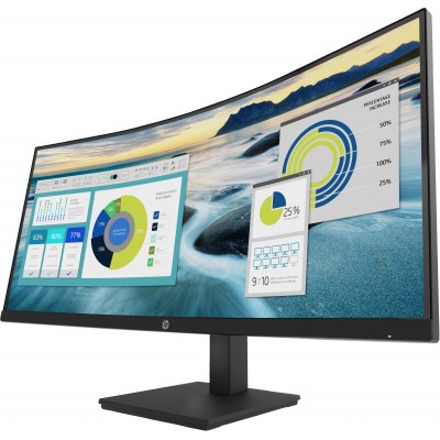 Monitor HP P34hc G4 34'' WQHD VA 60Hz USB-C LED Nero