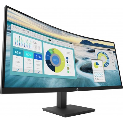 Monitor HP P34hc G4 34'' WQHD VA 60Hz USB-C LED Nero