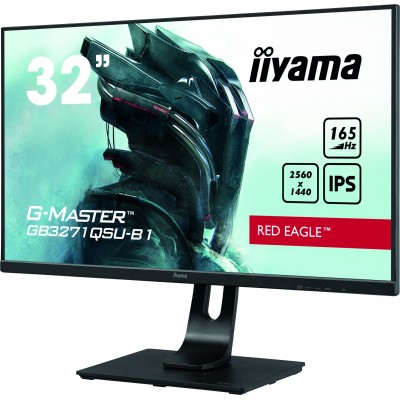 Monitor iiyama G-Master GB3271QSU-B1 32'' WQHD IPS AMD Free-Sync Nero