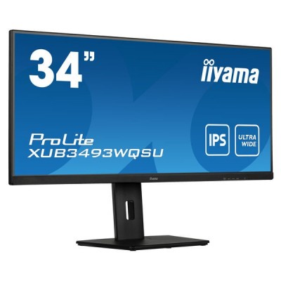 Monitor iiyama ProLite XUB3493WQSU-B5 34'' QHD IPS 75 Hz HDMI OLED Nero