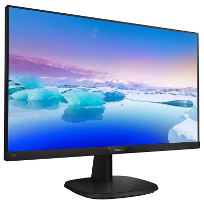 Monitor Philips 243V7QDSB 00 24'' FullHD IPS HDMI DVI VGA Audio LED Nero