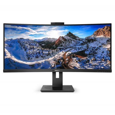 Monitor Philips 346P1CRH 00 34'' WQHD VA USB-C HDMI HDR LED nero