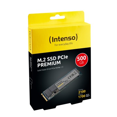 SSD Intenso 500GB M.2 2280 PCIe Premium Gen.3 x4 NVME 1.3