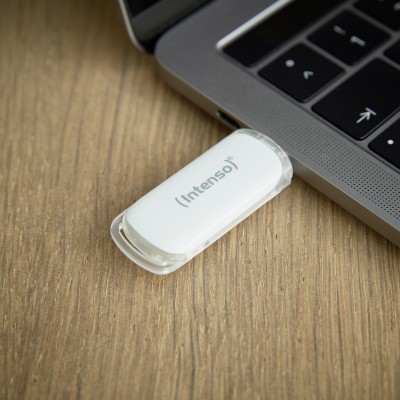 Pendrive Intenso FLASH LINE 128 GB USB C 3.2 bianco