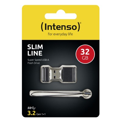 Pendrive Intenso Slim Line 32 GB USB A 3.2 nero