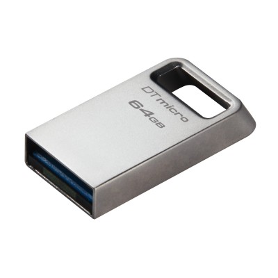 Pendrive Kingston DataTraveler Micro 64 GB USB A 3.2 argento