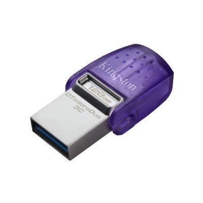 Pendrive Kingston DataTraveler microDuo 3C 128 GB USB A 3.2 Viola