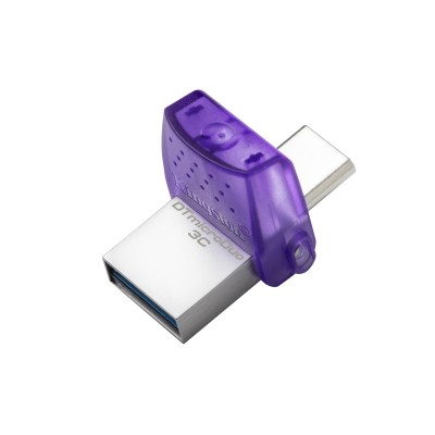 Pendrive Kingston DataTraveler microDuo 3C 128 GB USB A 3.2 Viola